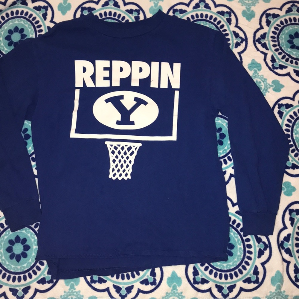 BYU Blue long sleeve shirt